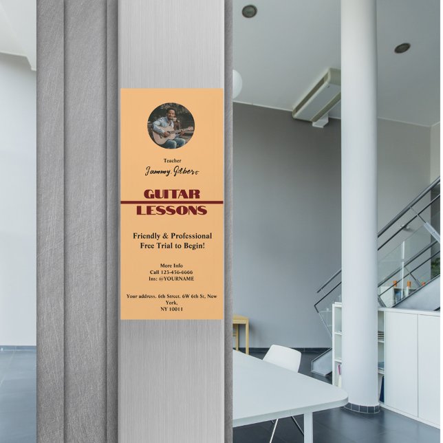 Guitar Lessons Magent Poster (Creator Uploaded)