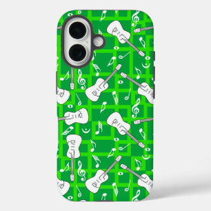 Guitar Lines Music Notes iPhone 16 Case
