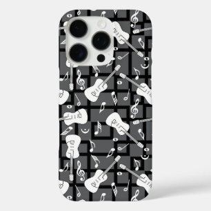 Guitar Lines Music Notes iPhone 16 Pro Case
