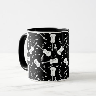 Guitar Lines Music Notes  Mug