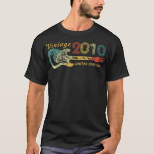 Guitar Lover 12 Year Old Gifts Vintage 2010 Limite T-Shirt