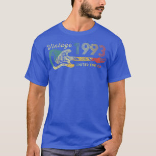 Guitar Lover 29 Year Old Gifts Vintage 1993 Limite T-Shirt