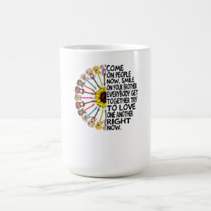 Guitar Lover Acoustic Floral Guitar Gift Coffee Mug