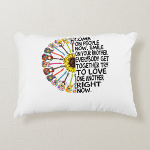 Guitar Lover   Acoustic Floral Guitar Gift Decorative Cushion