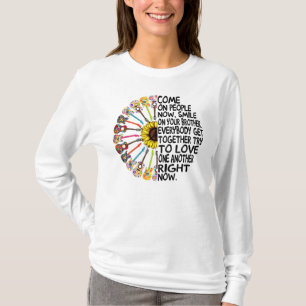 Guitar Lover Acoustic Floral Guitar Gift T-Shirt