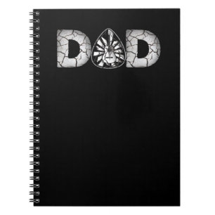 Guitar Lover Guitar Dad Gift For Dad Notebook