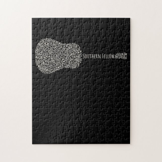 Guitar Lover | Guitar Notes Gift Jigsaw Puzzle (Vertical)