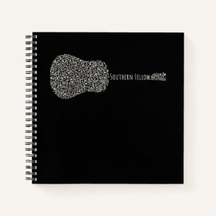 Guitar Lover Guitar Notes Gift Notebook