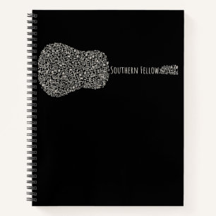 Guitar Lover Guitar Notes Gift Notebook