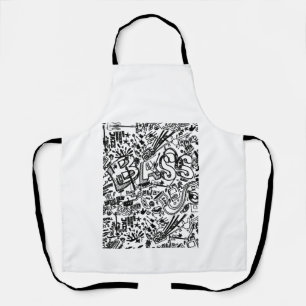 Guitar Lover   Guitar Pattern Gift Apron