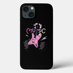 Guitar Lover Kids Unicorn Music Guitar iPhone 13 Case