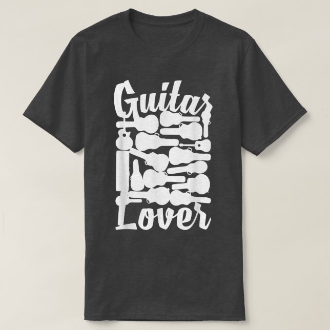 Guitar LoverGuitar Player Art For Men and Women Gu T-Shirt (Design Front)
