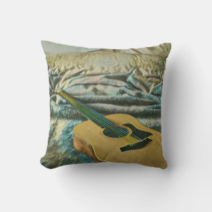 Guitar lovers gifts cushion