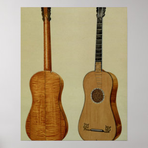 Guitar made by Antonio Stradivarius (c.1644-1737), Poster