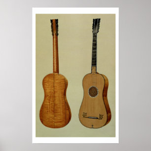 Guitar made by Antonio Stradivarius (c.1644-1737), Poster