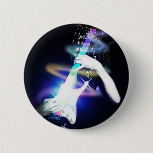 Guitar Magic 6 Cm Round Badge