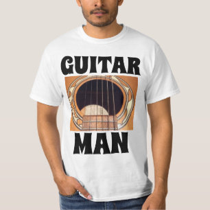 GUITAR MAN ACCOUSTIC MENS T-SHIRTS