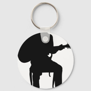 Guitar Man Key Ring