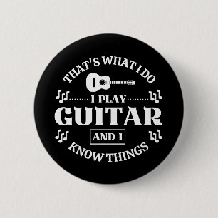 Guitar Music 6 Cm Round Badge