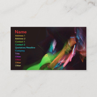 Guitar Music Business Card
