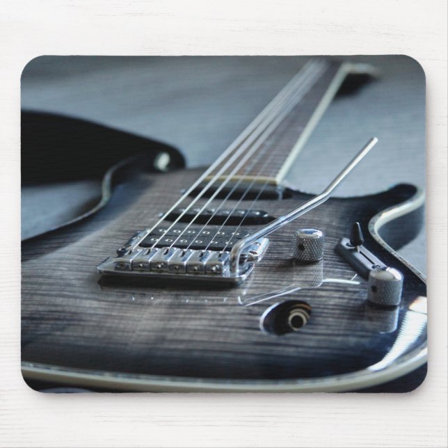 guitar, music, electric guitar mouse pad (Front)