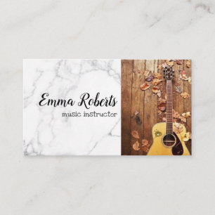 Guitar   Music Instructor Business Card