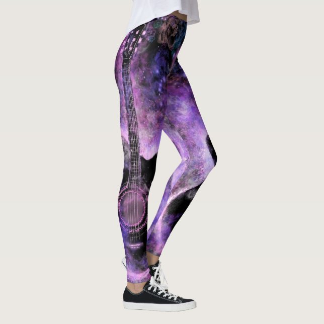 Guitar Music Leggings (Right)