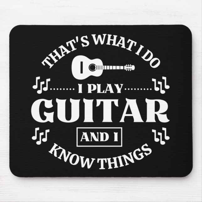 Guitar Music Mouse Pad (Front)