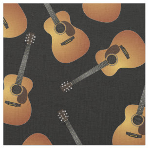 Guitar Music Musician Room Decor Fabric