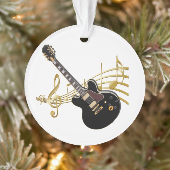 Guitar Music Ornament (Tree)