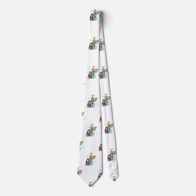 guitar music pattern tie (Front)