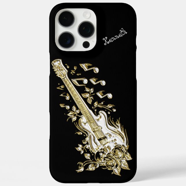 Guitar Music Radiates Pure Brilliance Case-Mate iPhone Case (Back)