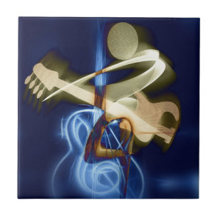 Guitar Music String Destiny Song and Dance Ceramic Tile