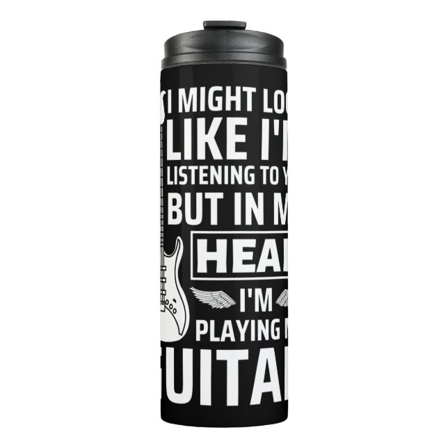 Guitar Music Thermal Tumbler (Front)