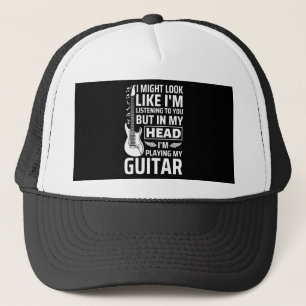 Guitar Music Trucker Hat