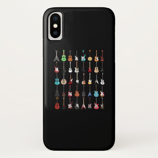 Guitar Musical Instrument Rock and Roll Case-Mate iPhone Case (Back)
