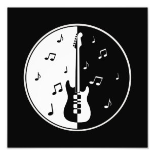 Guitar Night Photo Print