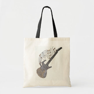 Guitar Notes Tote Bag