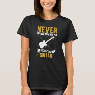 Guitar Old Man Electric Guitar Grandpa Guitarist T-Shirt