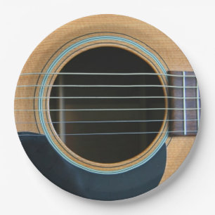 GUITAR PAPER PLATE