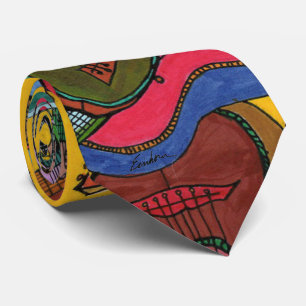 Guitar Party Neck Tie