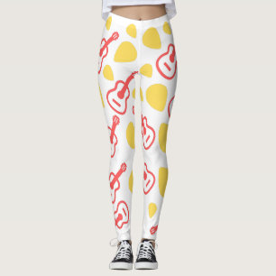 Guitar Pattern Leggings