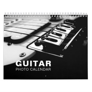 Guitar Photo Wall Calendar
