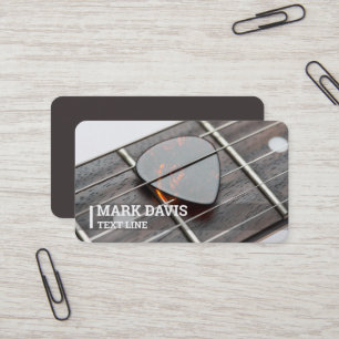 Guitar Pick Business Card