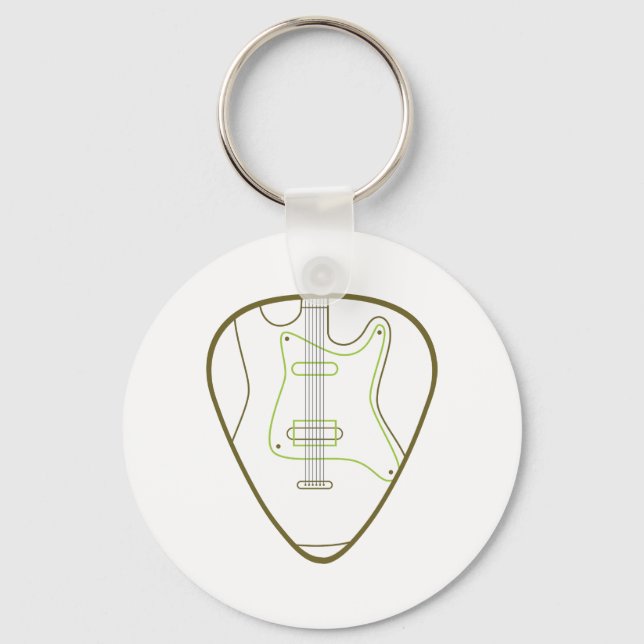 Guitar Pick Key Ring (Front)