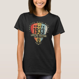 Guitar Pick  Legends Were Born In May 1933 Guitar T-Shirt