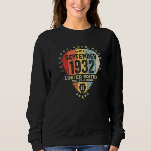 Guitar Pick  Legends Were Born In September 1932 G Sweatshirt