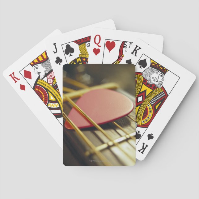 Guitar Pick Playing Cards (Back)