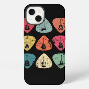 Guitar Pick Retro Vintage for Guitarists Bassist iPhone 13 Case