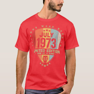Guitar PickLegends Were Born In July 1973 Guitar T-Shirt
